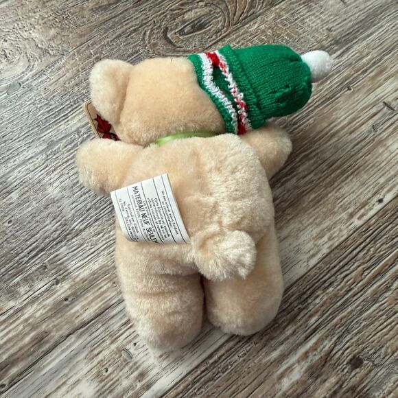 Vintage "Season's Greetings" Plush Teddy Bear - Picture 2 of 8